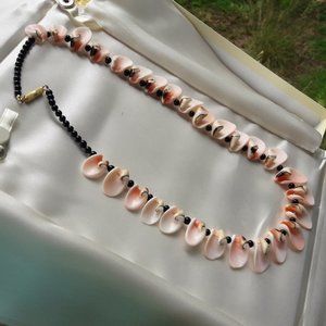 Handmade Beaded Necklace Natural Shell Hawaii Gift